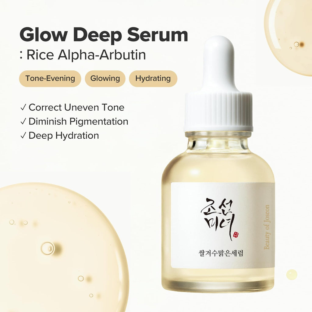 Beauty of Joseon Glow Deep sérum riz et alpha-arbutine anti-taches, 30 ml