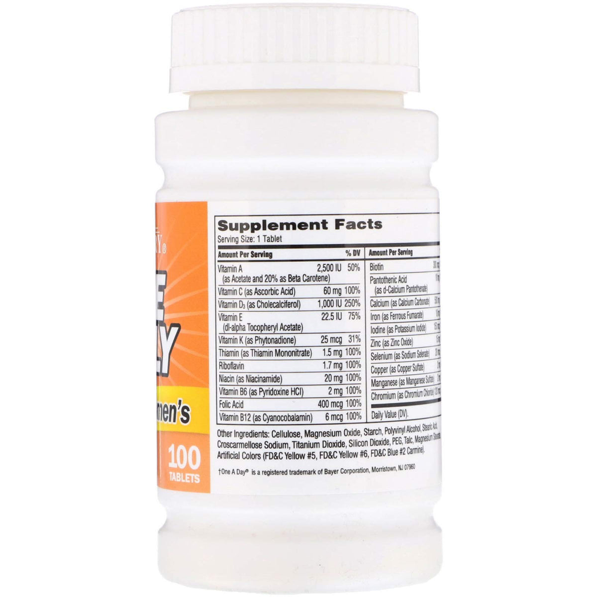 21st Century One Daily multivitamines femme, 100 comprimés