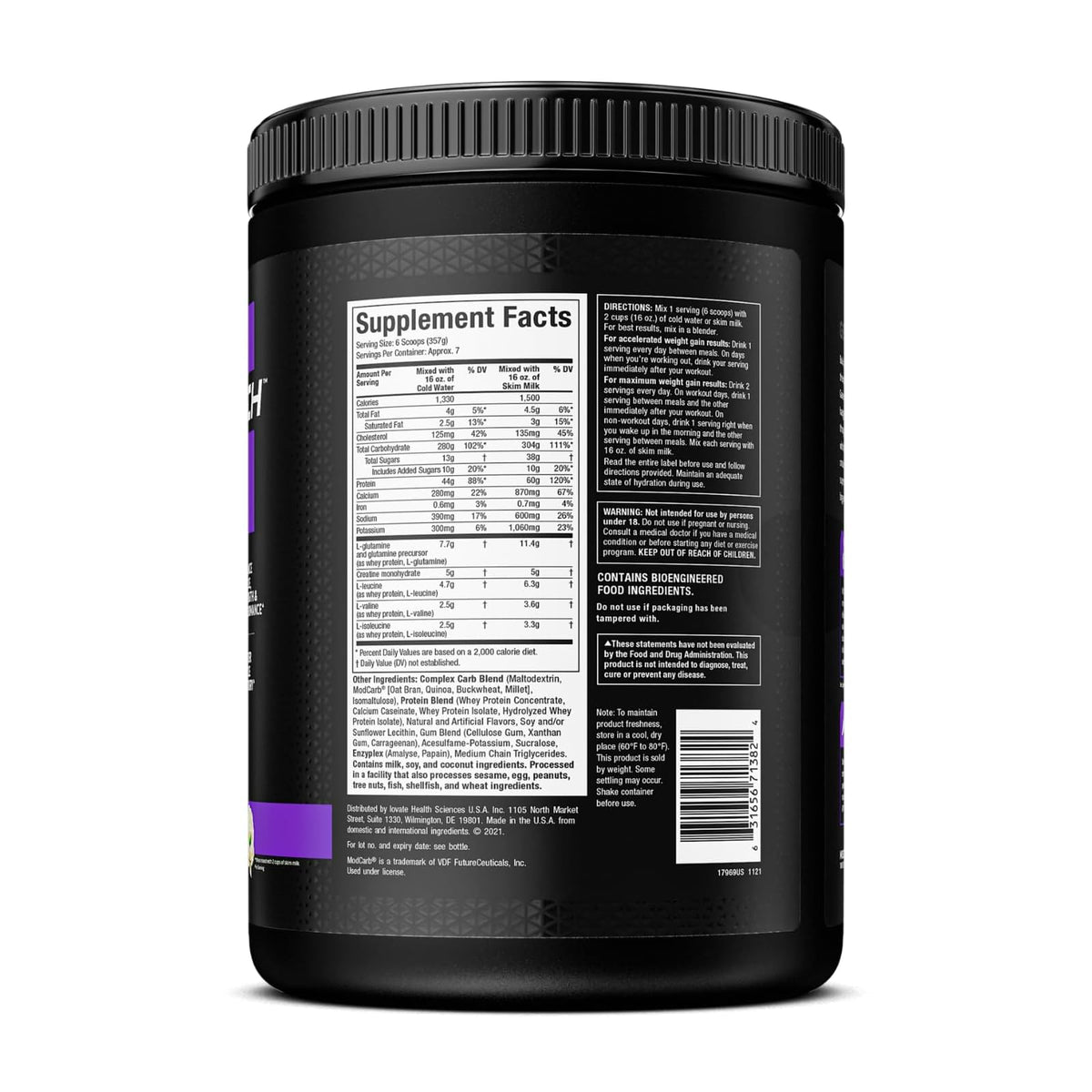 MuscleTech 100% Mass Gainer, 2,33 kg