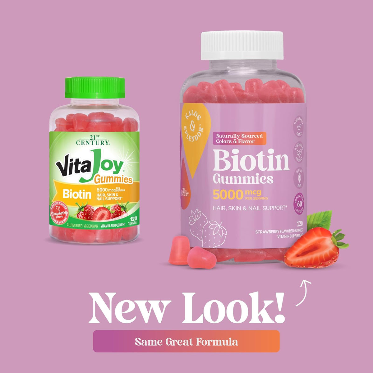 21st Century biotine 2500 mcg, 120 gommes