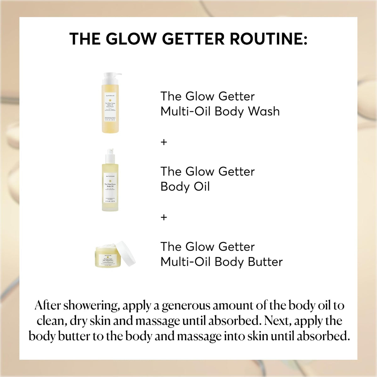 Naturium The Glow Getter huile corporelle sèche 100 ml