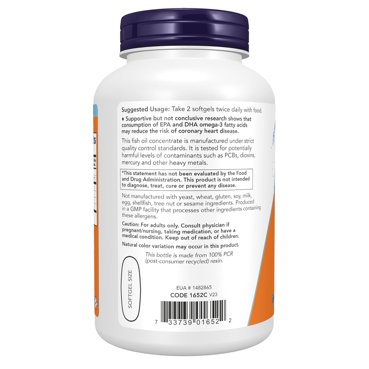 NOW Foods oméga-3 1000 mg