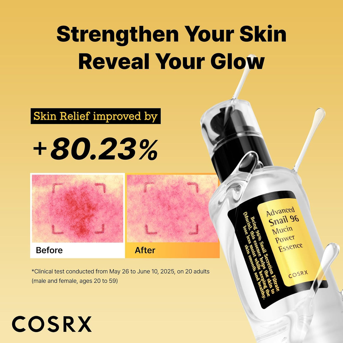 COSRX Advanced Snail 96 Mucin essence réparatrice, 100 ml