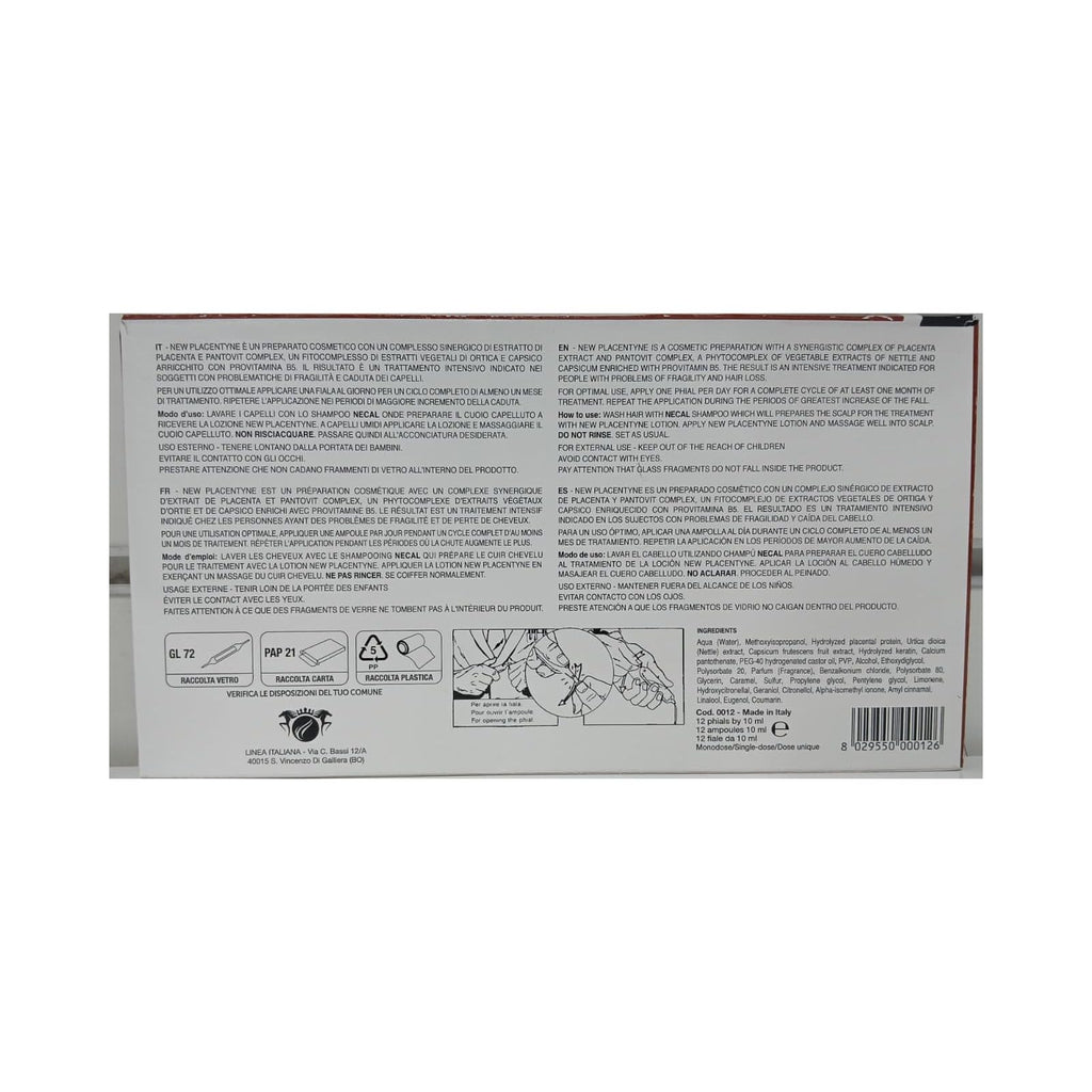 Placentyne ampoules anti-chute, 12 x 10 ml