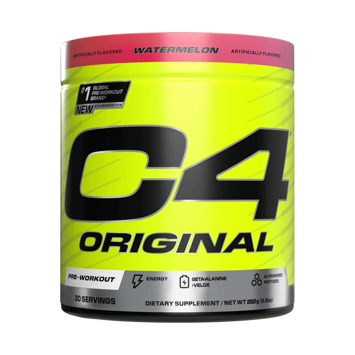 Cellucor C4 Original pré-workout 30 doses – Pastèque, photo du produit seul sur fond blanc