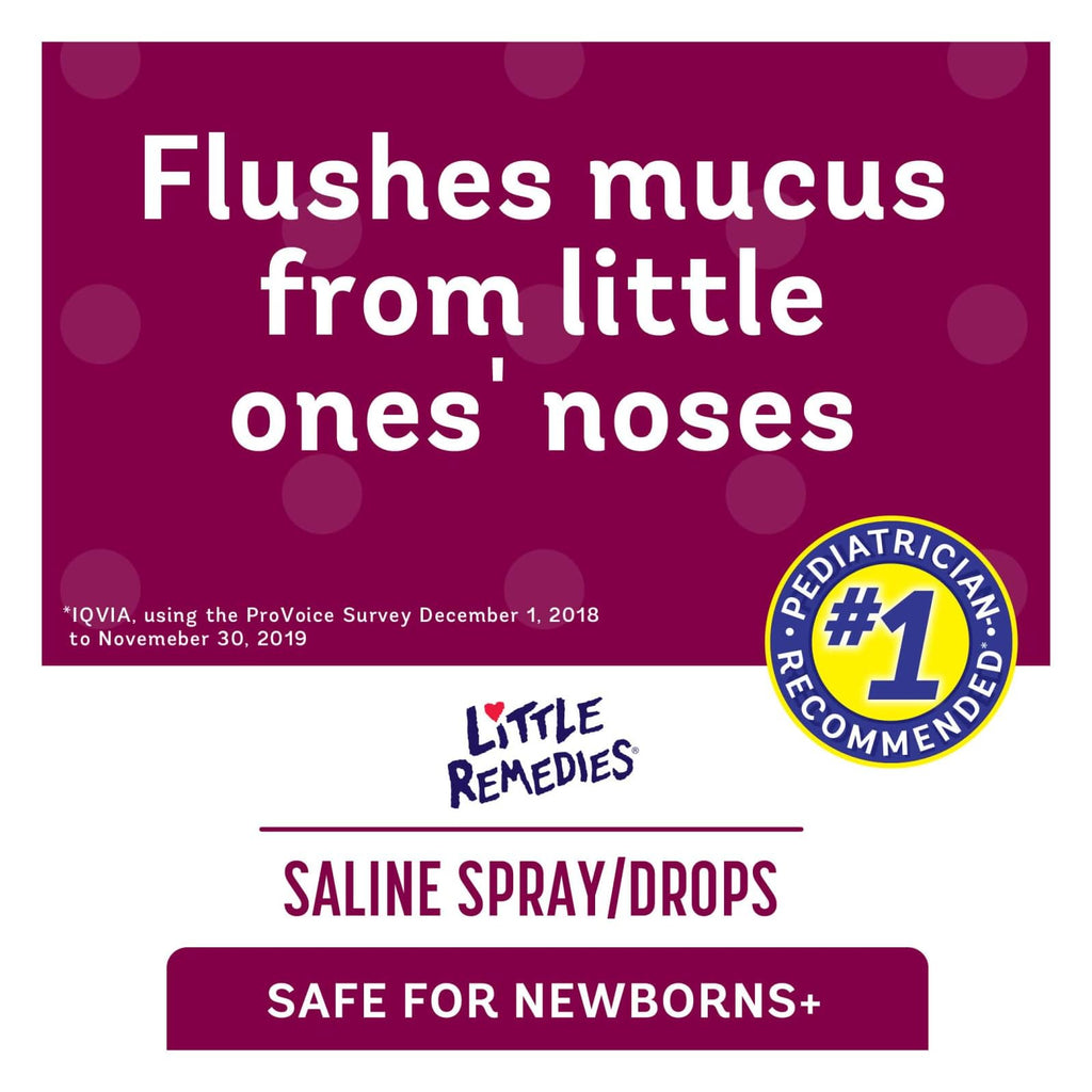 Little Remedies Little Noses sérum physiologique en spray et gouttes, 30 ml