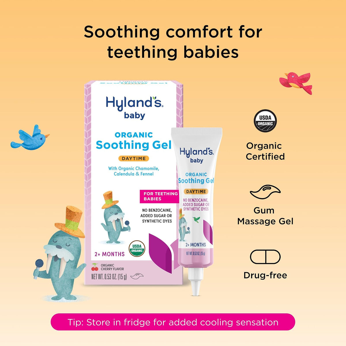 Hyland's Baby gel de dentition bio 15 g
