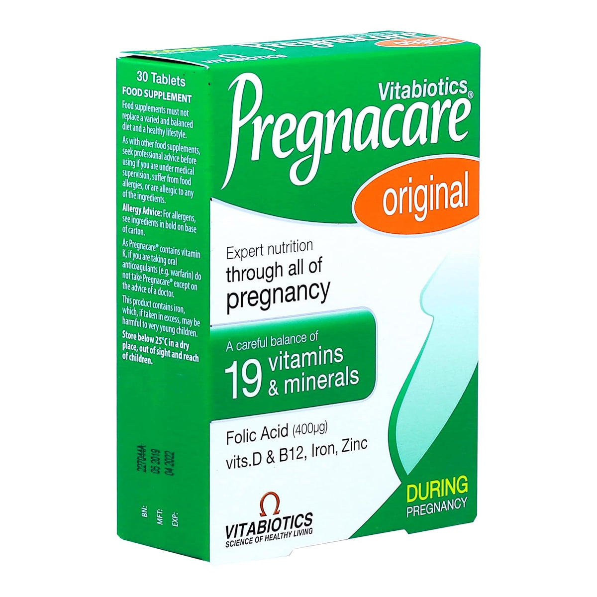 Vitabiotics Pregnacare Original multivitamines grossesse