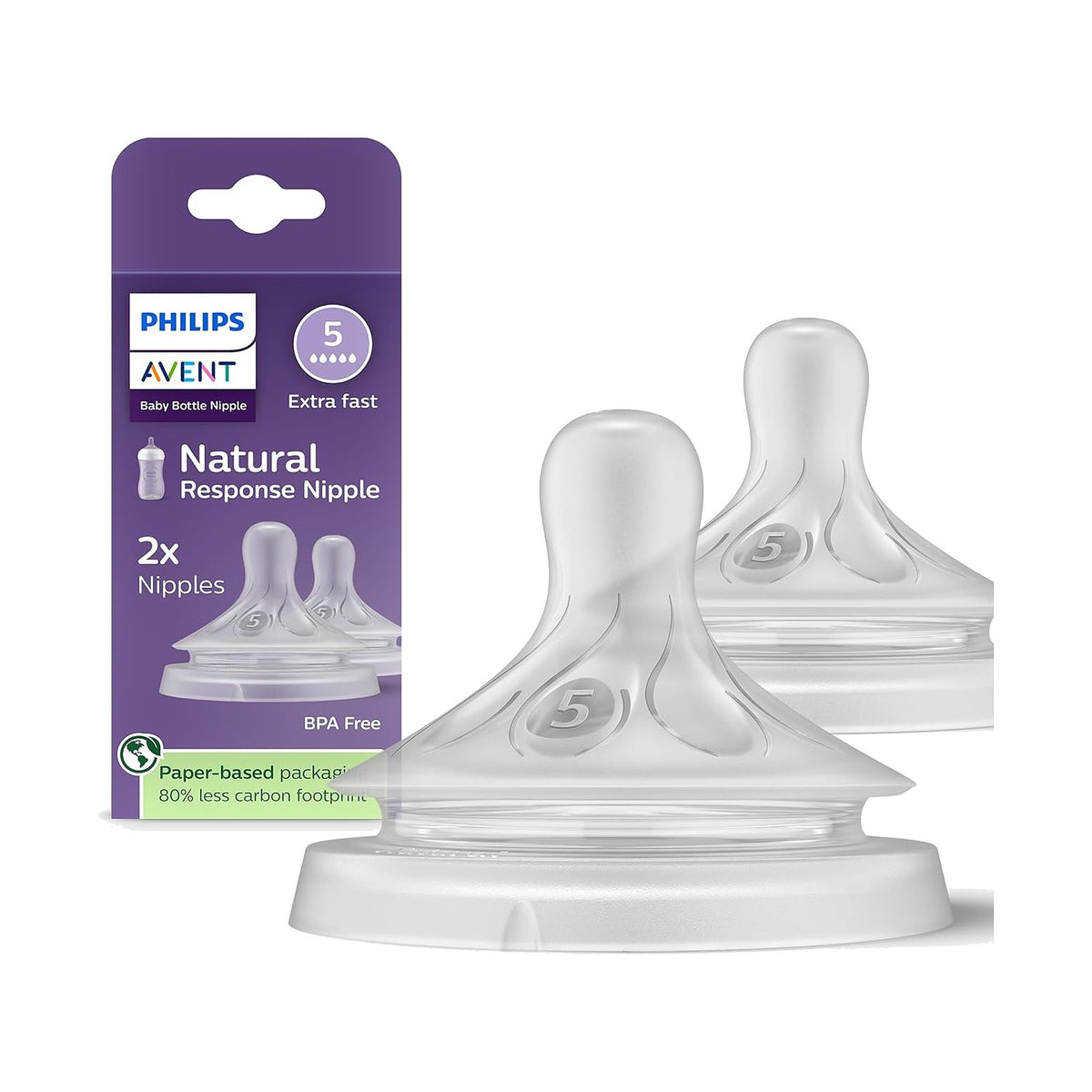 Philips Avent Natural Response tétines lot de 2 Débit 5 (dès 6 mois)