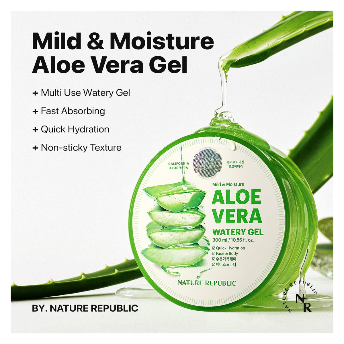 Nature Republic gel à l'aloe vera 92 %, 300 ml