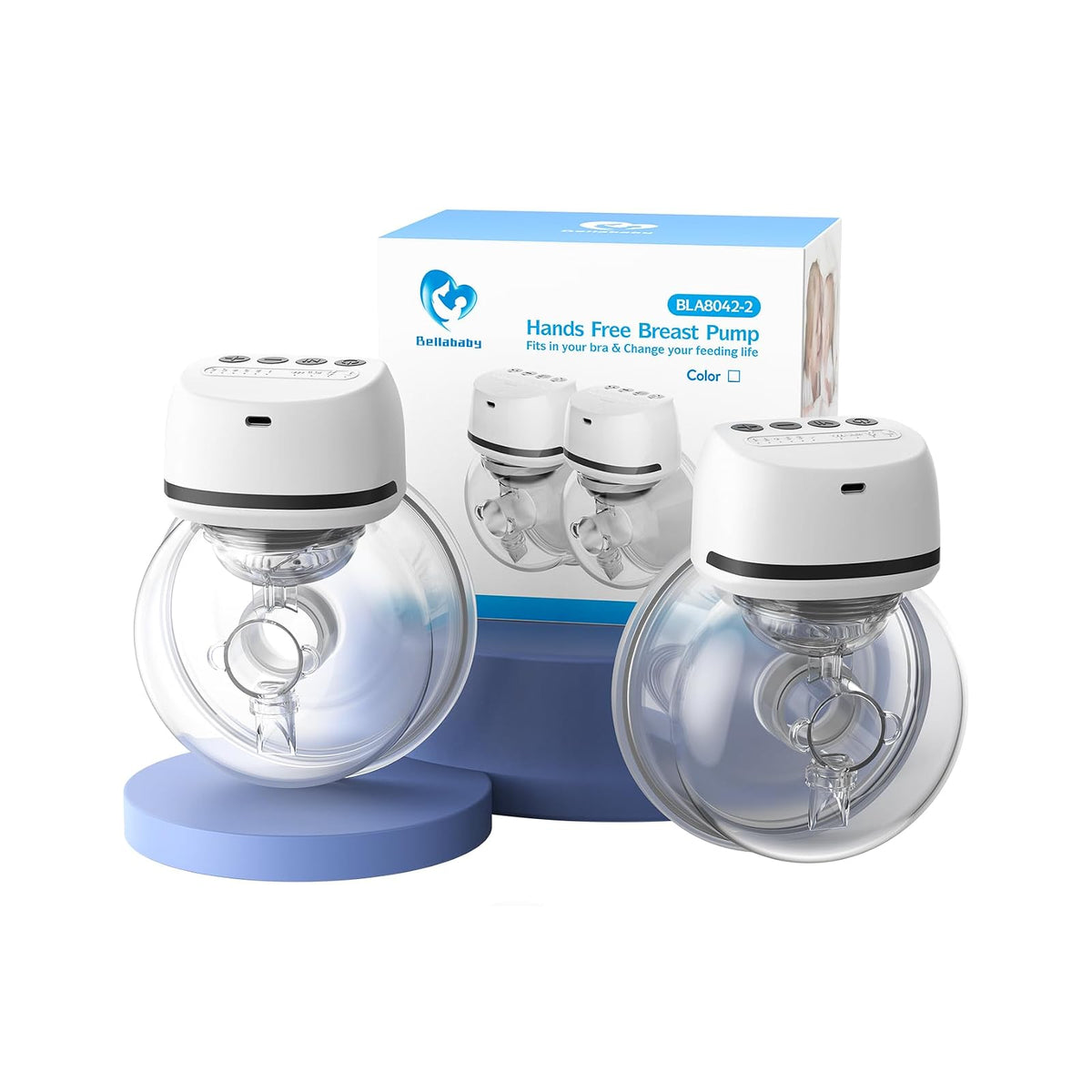 Bellababy tire-lait double mains libres portable