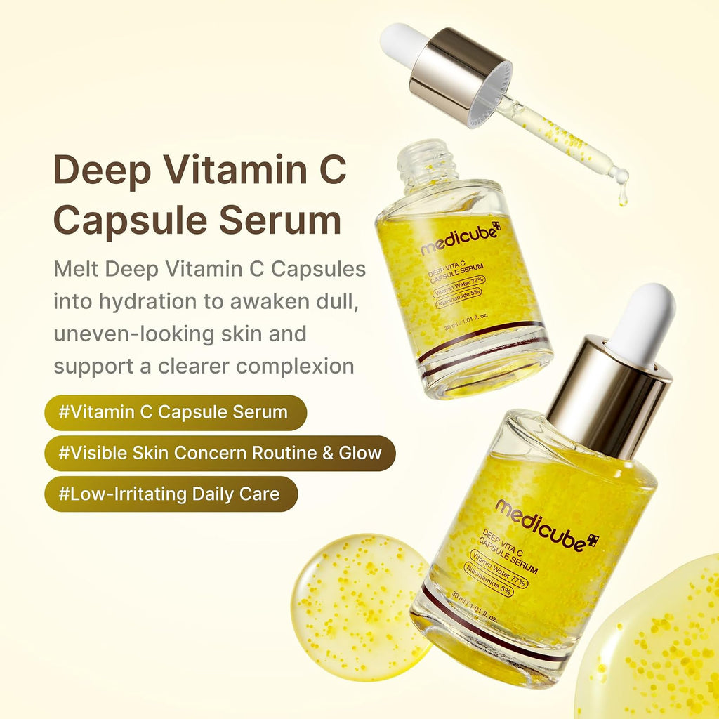 Medicube Deep Vitamin C sérum à capsules, 30 ml