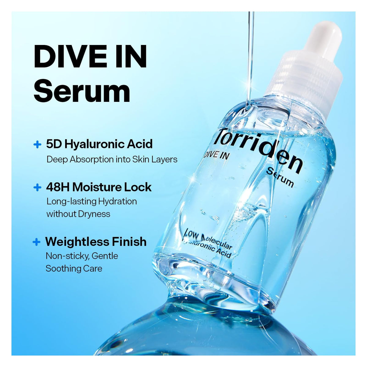 Torriden Dive-In sérum à l'acide hyaluronique, 50 ml