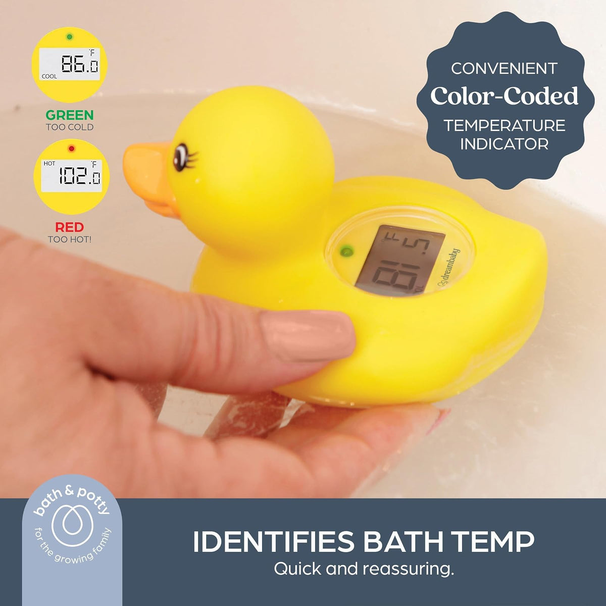 Dreambaby thermomètre canard pour le bain