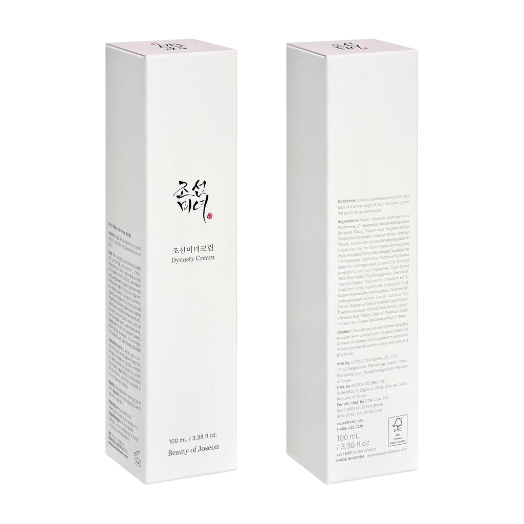 Beauty of Joseon Dynasty Cream crème hydratante, 100 ml