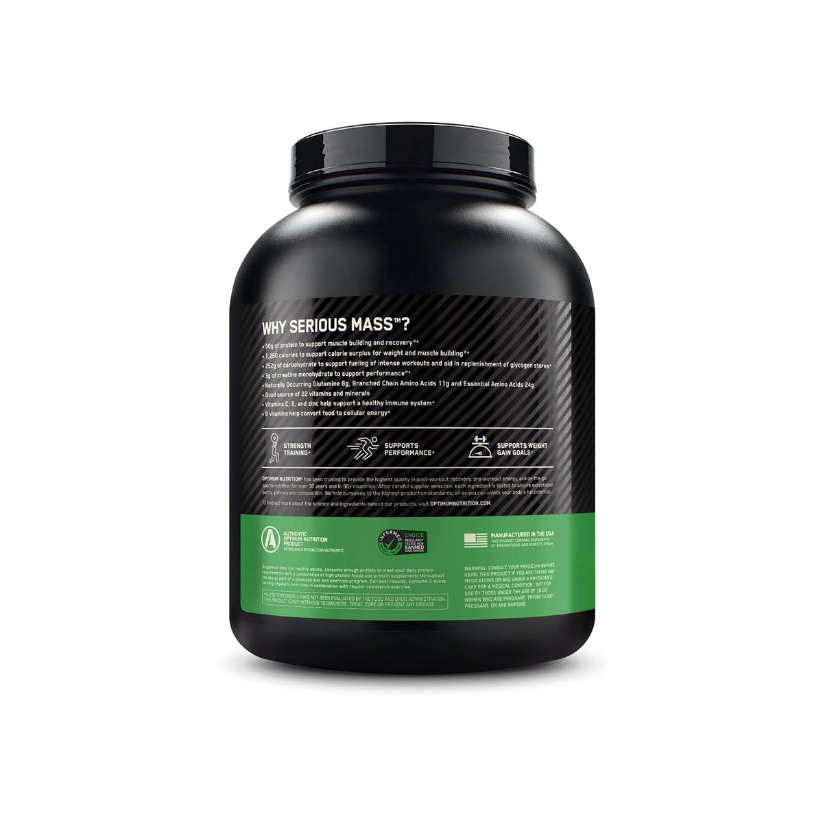 Optimum Nutrition Serious Mass gainer 2,7 kg