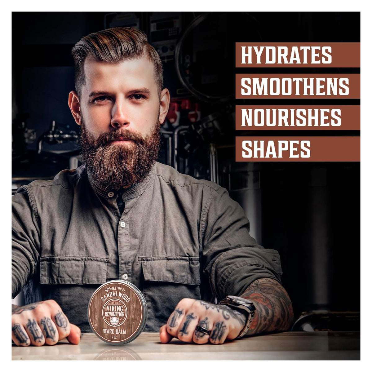 Viking Revolution baume à barbe santal 57 g