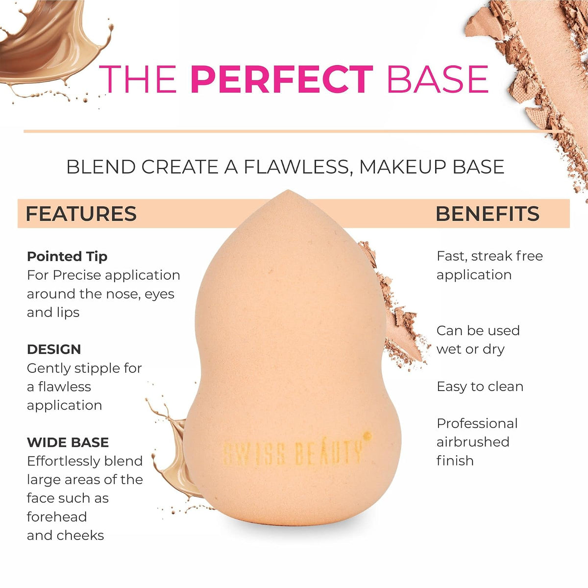 Swiss Beauty Makeup Buddy éponge de maquillage
