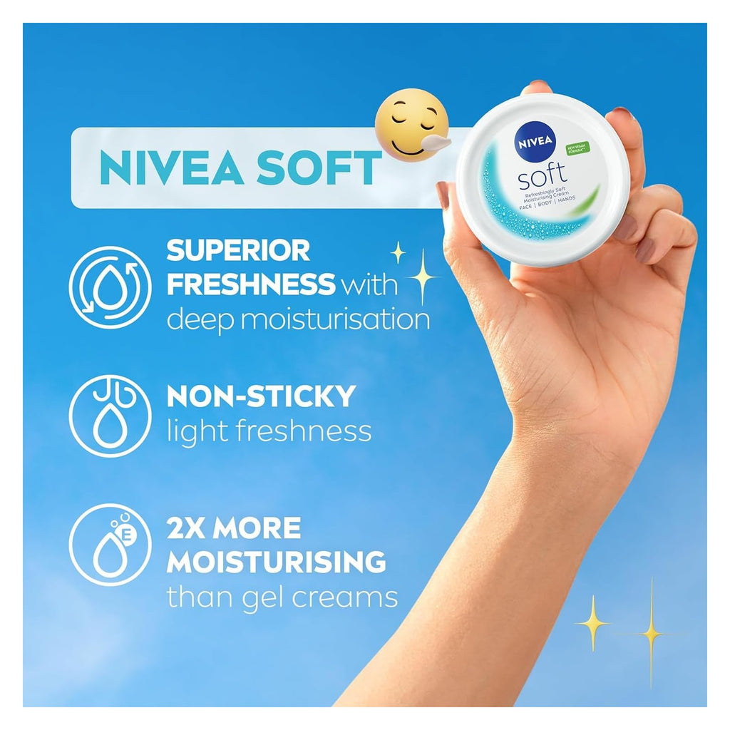Nivea Soft crème hydratante légère 192 g