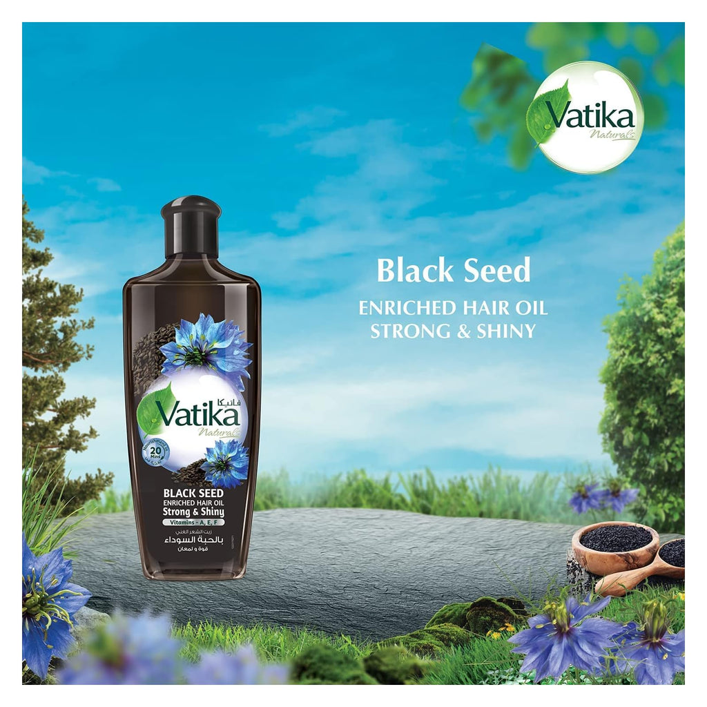 Vatika huile capillaire à la nigelle 300 ml
