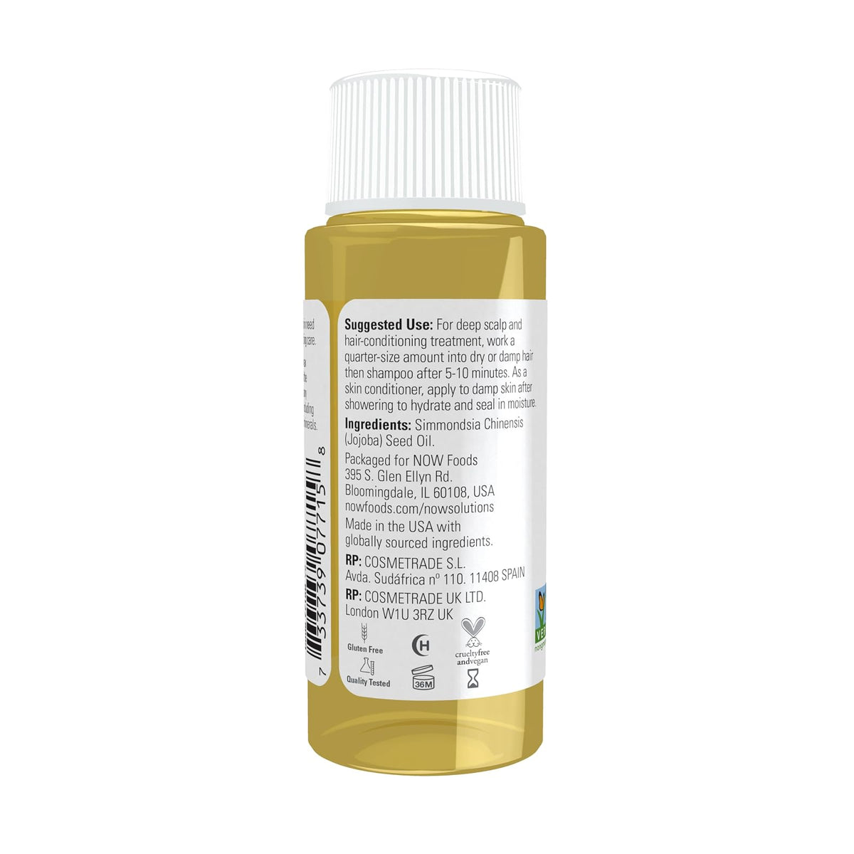 NOW Solutions huile de jojoba pure 30 ml