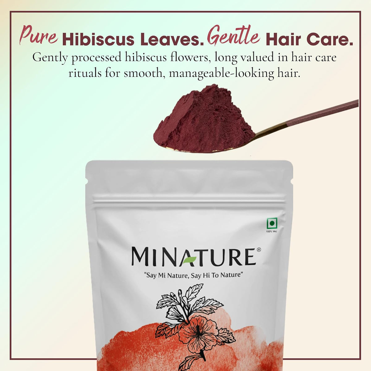 Mi Nature poudre d'hibiscus pure 227 g