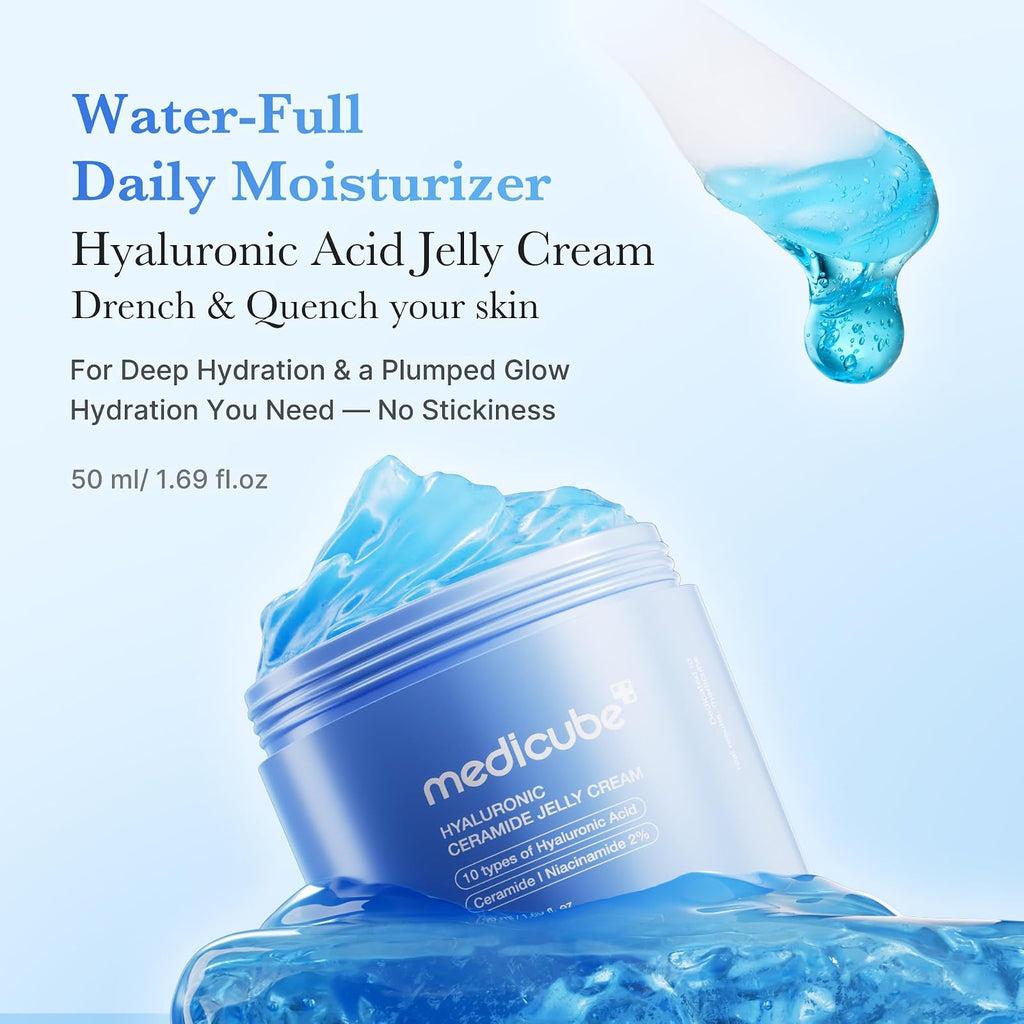 Medicube Hyaluronic Ceramide crème gel hydratante, 50 ml