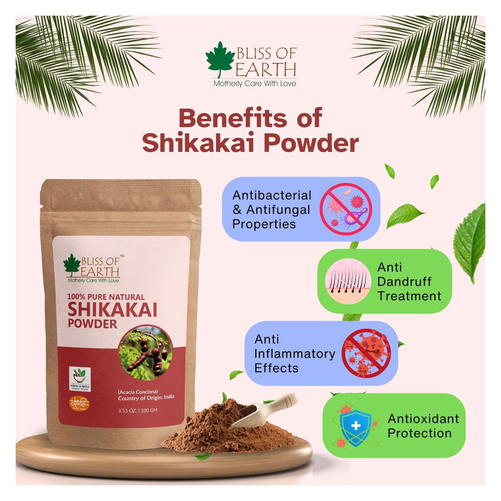 Bliss of Earth poudre de shikakai 100 g