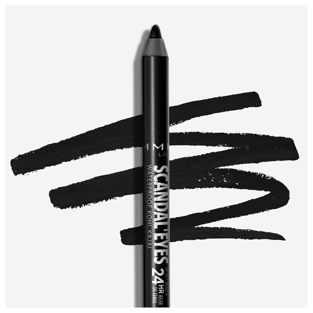 Rimmel Scandaleyes khôl waterproof noir, 1,3 g