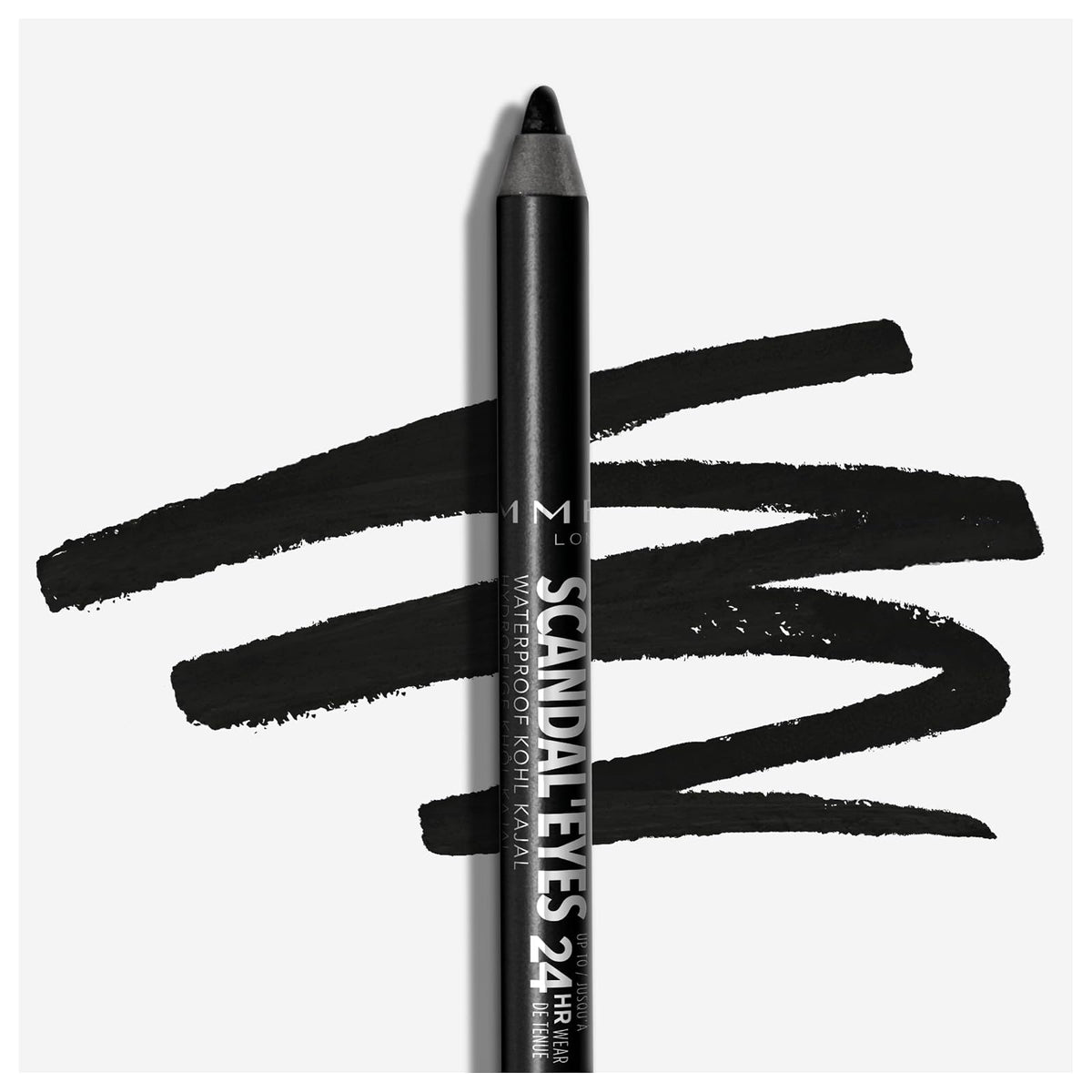 Rimmel Scandaleyes khôl waterproof noir, 1,3 g
