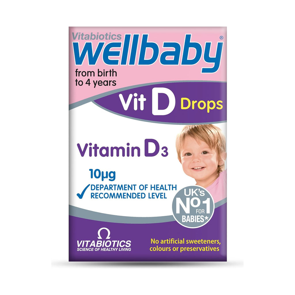 Vitabiotics Wellbaby vitamine D3 en gouttes 400 UI, 30 ml