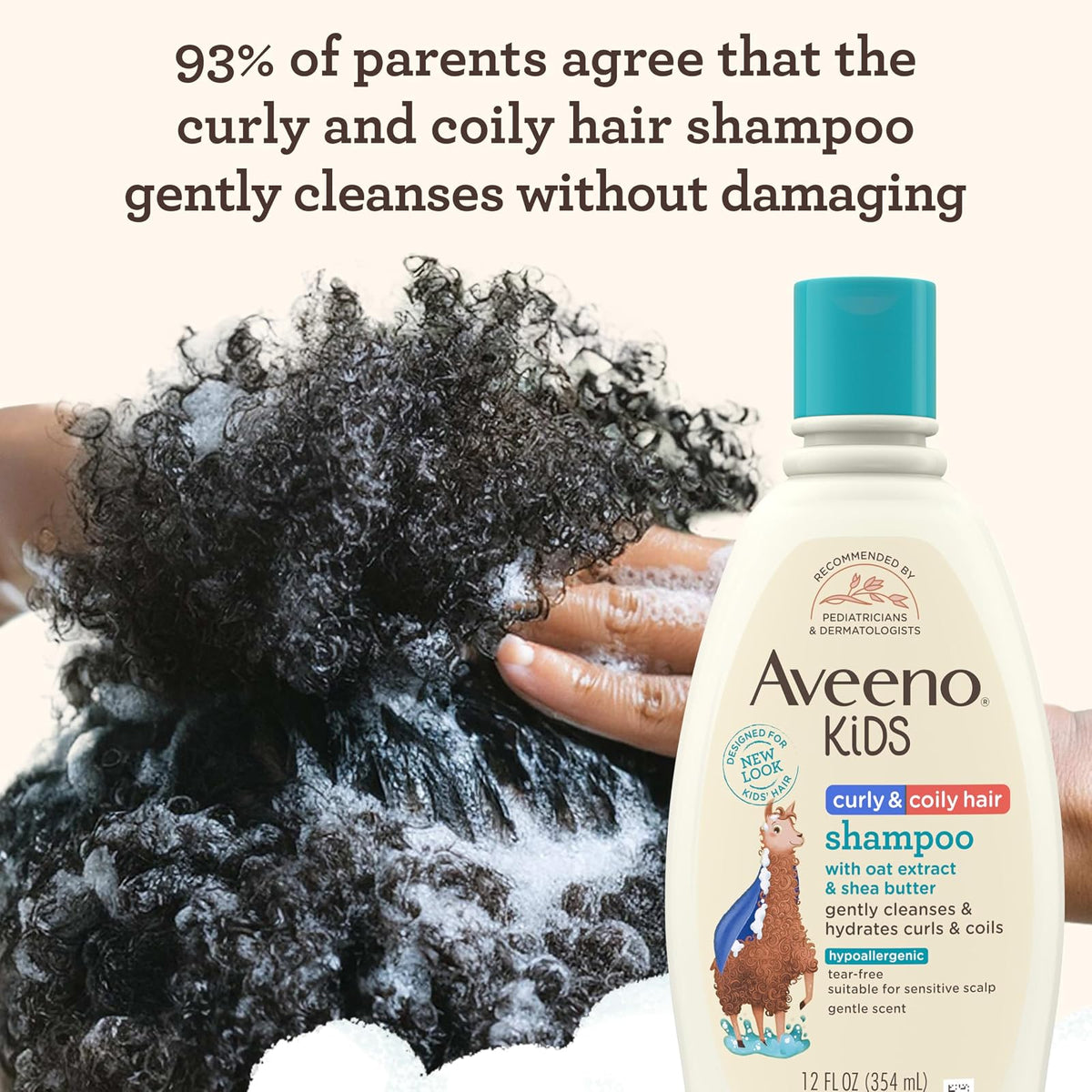 Aveeno Kids shampooing pour cheveux bouclés 354 ml