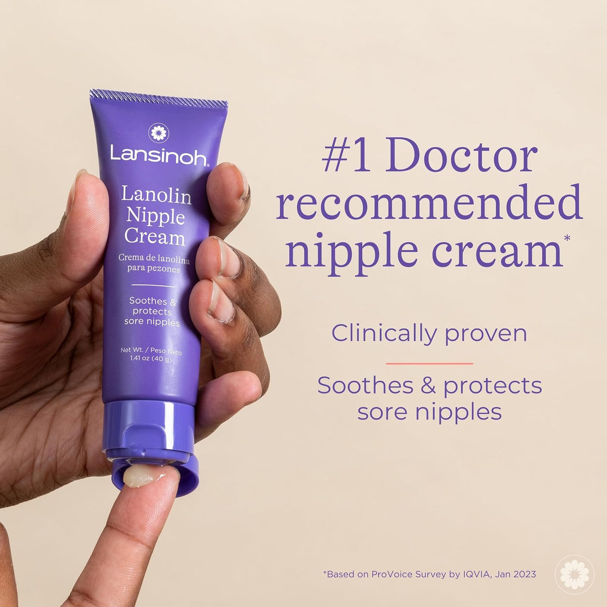Lansinoh crème pour mamelons à la lanoline 40 g