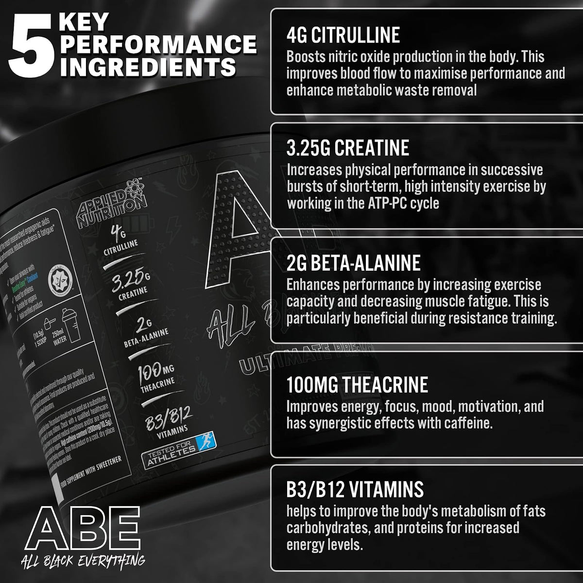 Applied Nutrition ABE pré-entraînement, 30 doses