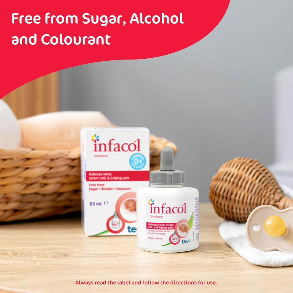 Infacol gouttes anti-coliques à la siméticone pour nourrisson, 85 ml
