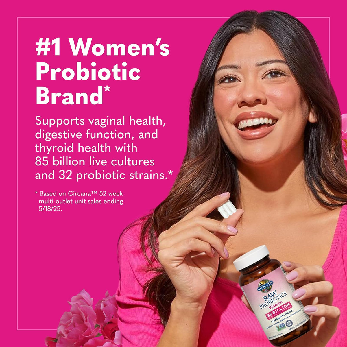 Garden of Life RAW probiotiques femme, 90 gélules