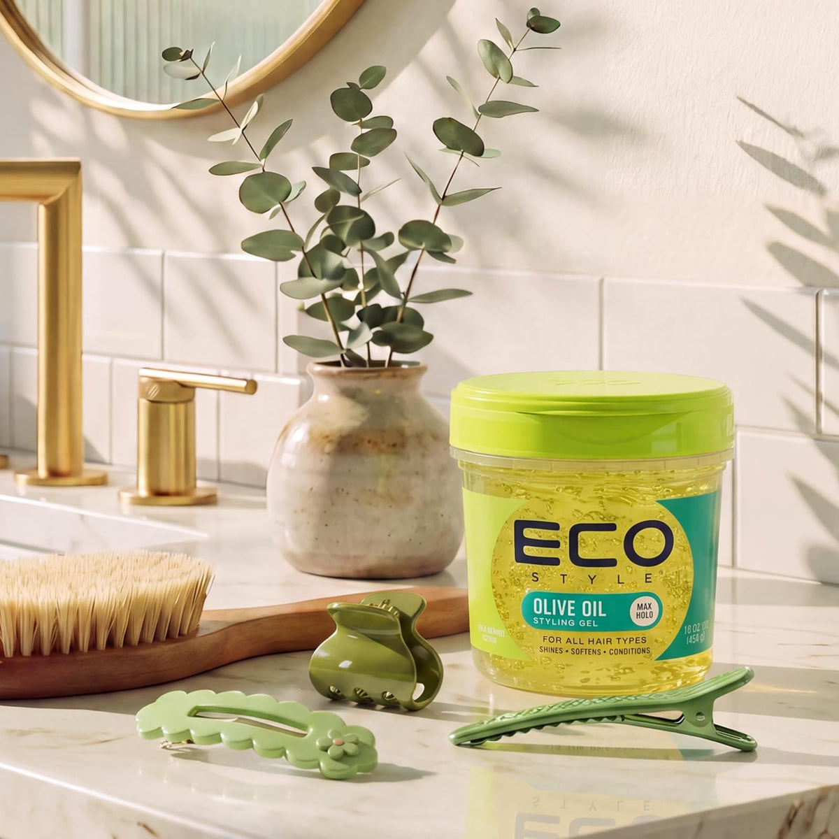 Eco Style gel coiffant à l'huile d'olive 236 ml