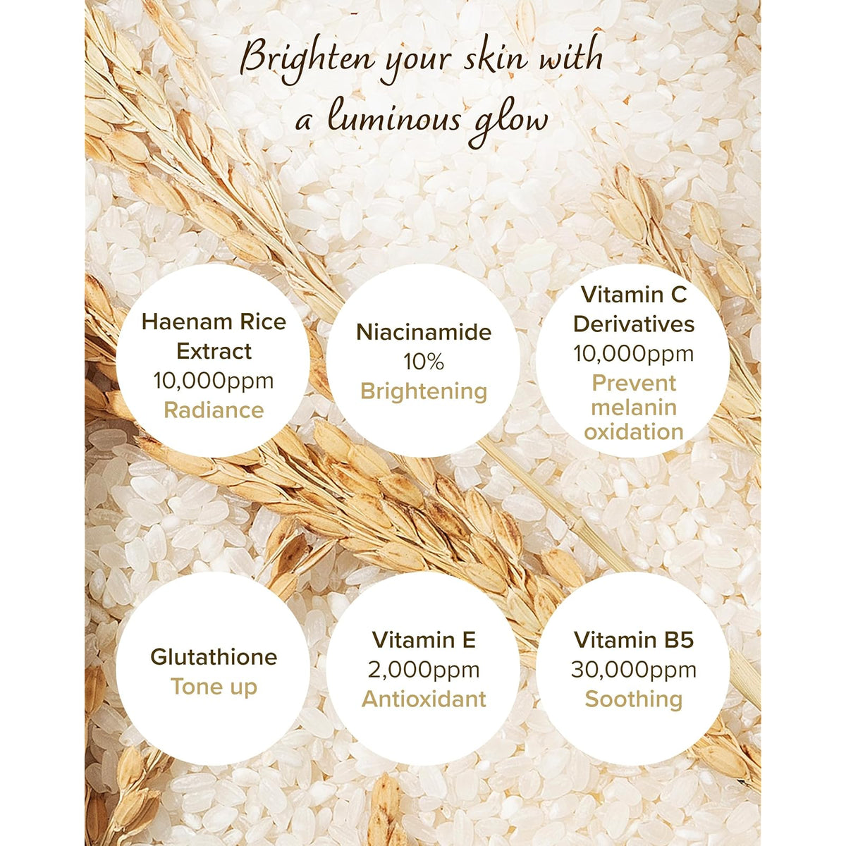 Mary&May Rice Niacin 10 % sérum éclat triple vitamine, 80 ml