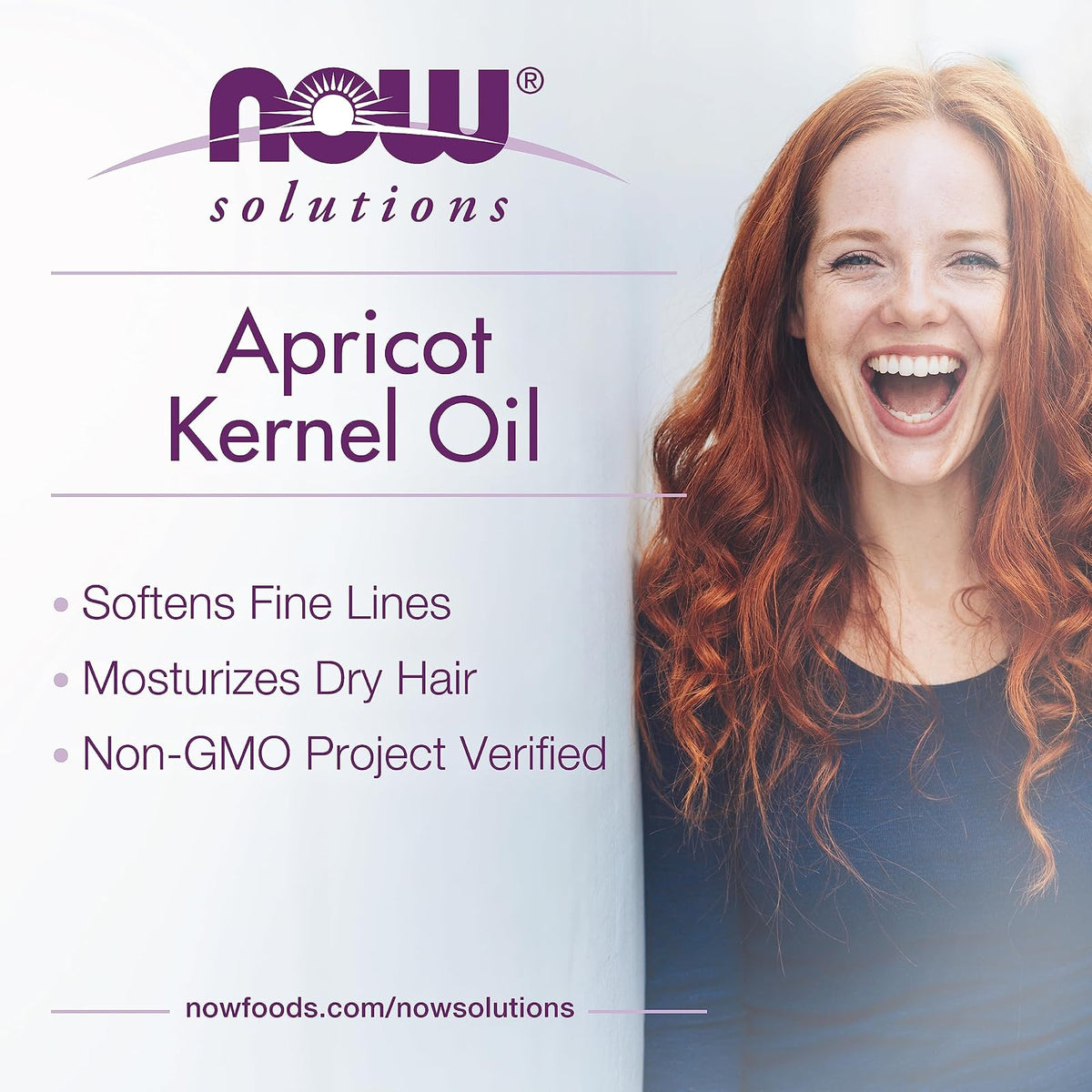 NOW Solutions huile de noyau d'abricot pure