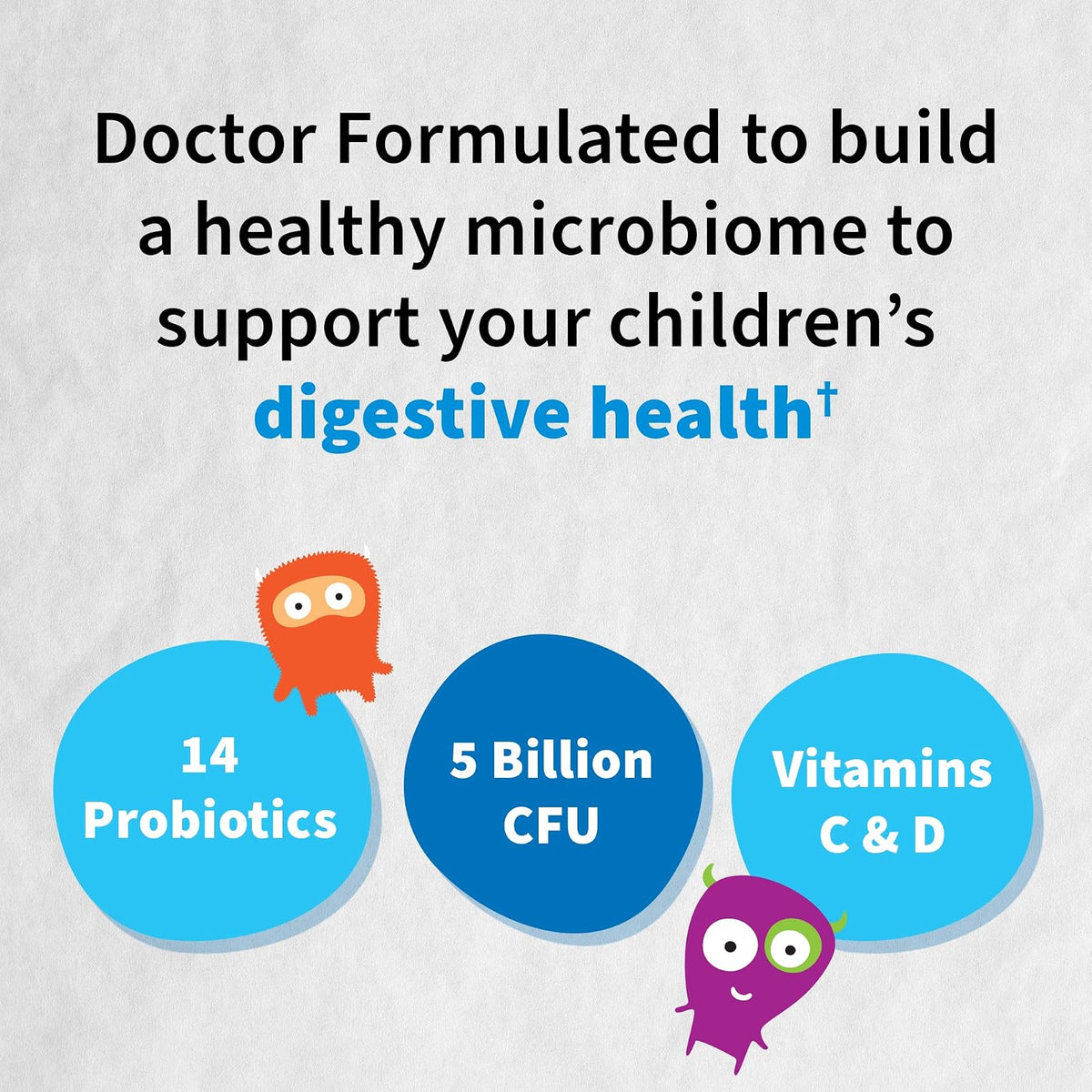 Garden of Life Dr. Formulated Kids+ probiotiques à croquer, fraise-banane, 30 comprimés
