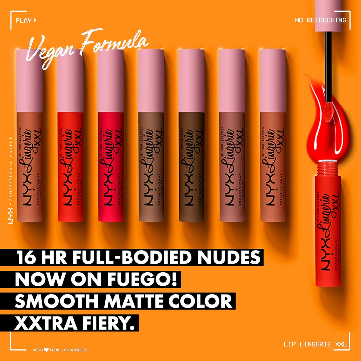NYX Lip Lingerie XXL rouge à lèvres liquide mat, 4 ml