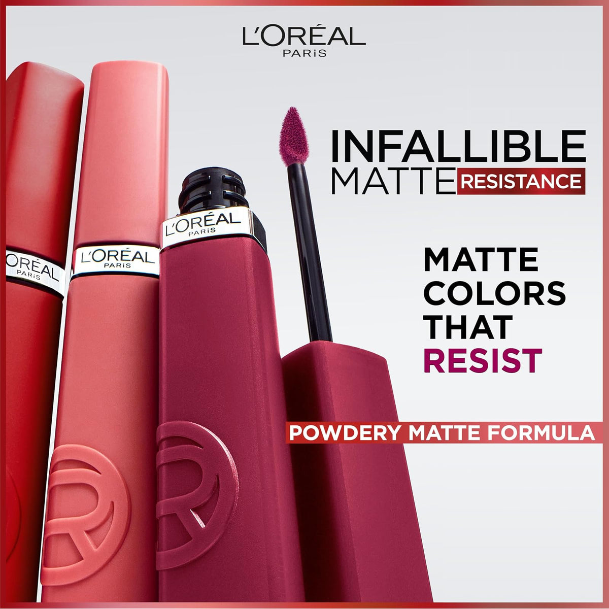 L'Oréal Paris Infaillible Matte Resistance Rouge à lèvres liquide · photo 1