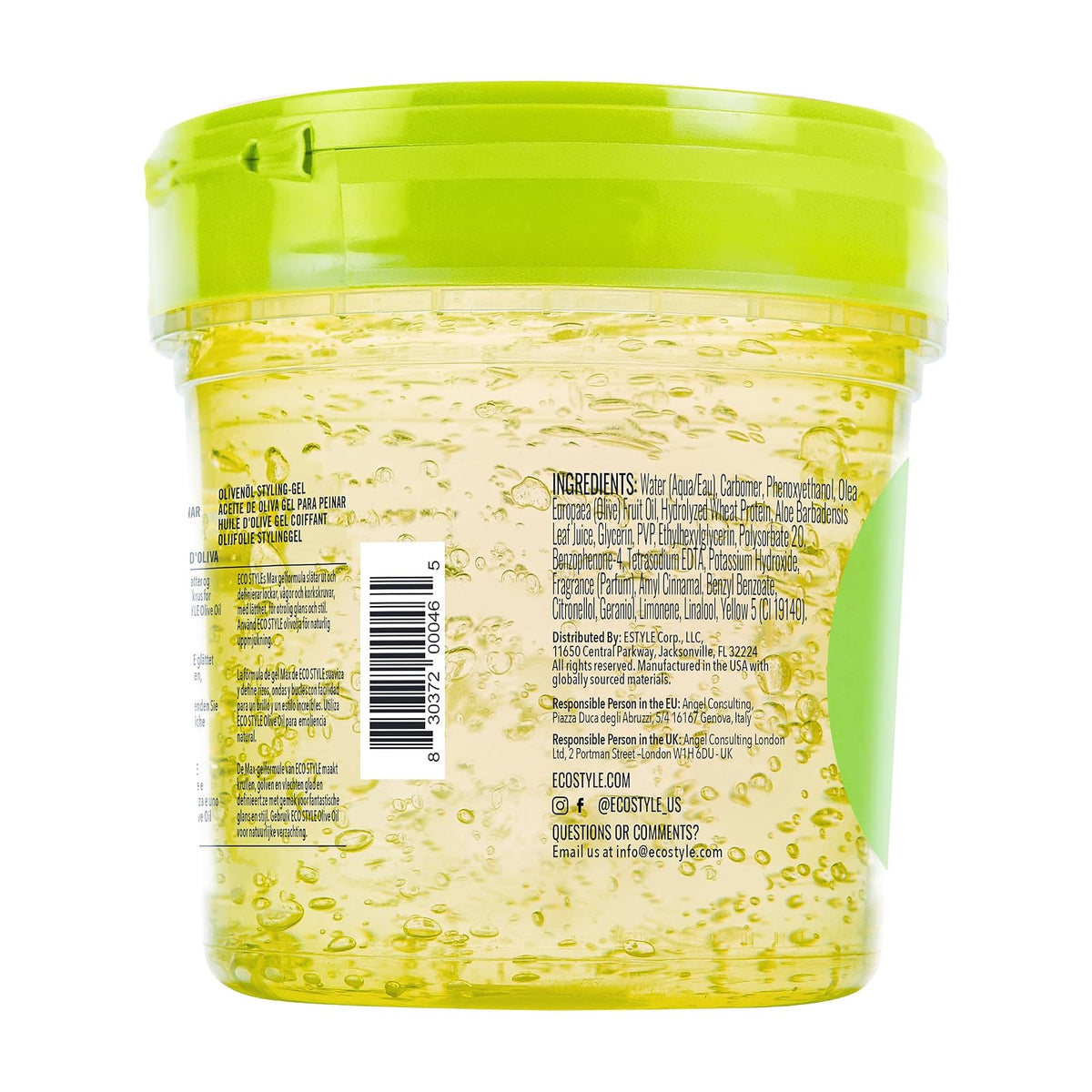 Eco Style gel coiffant à l'huile d'olive 236 ml