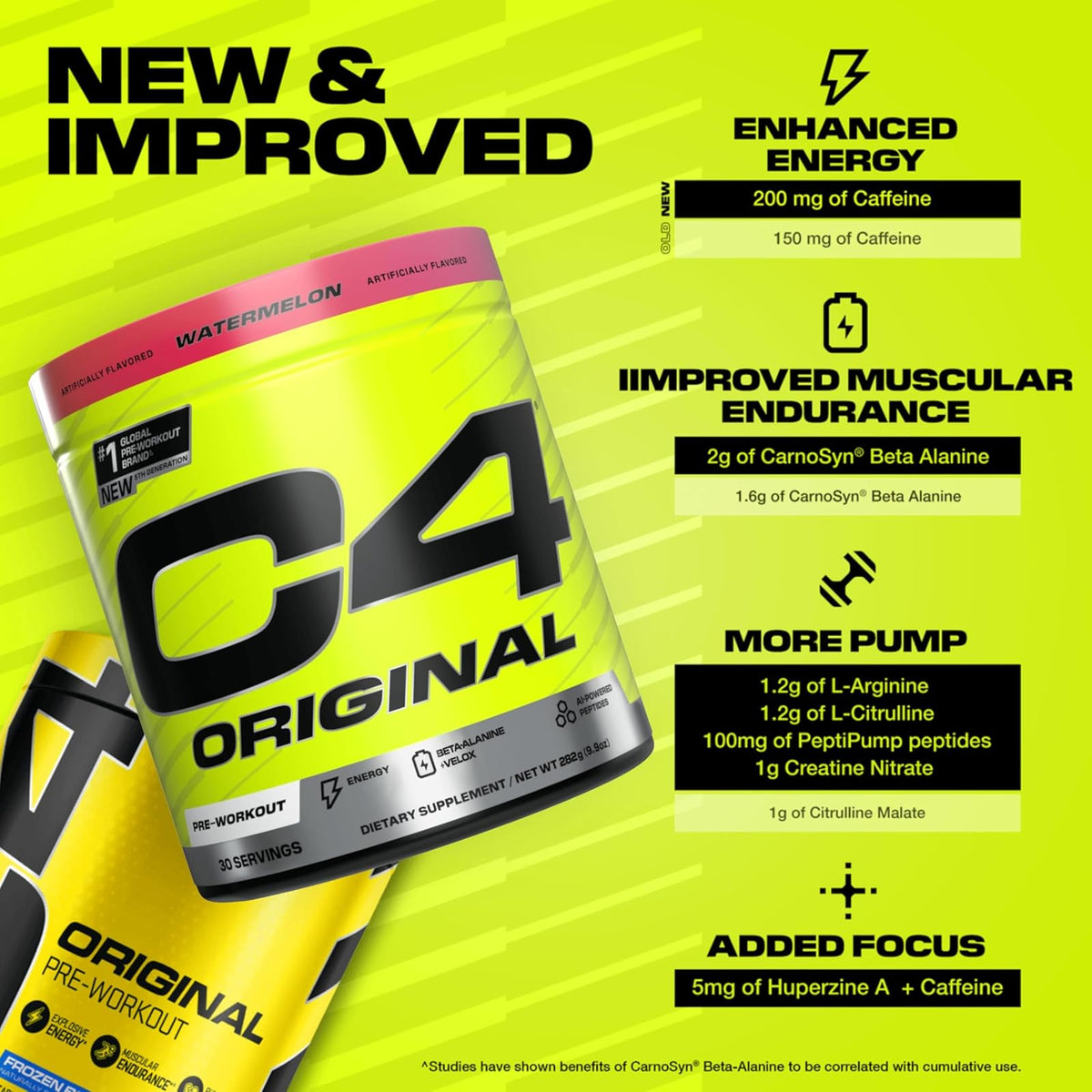 Cellucor C4 Original pré-entraînement, 30 doses