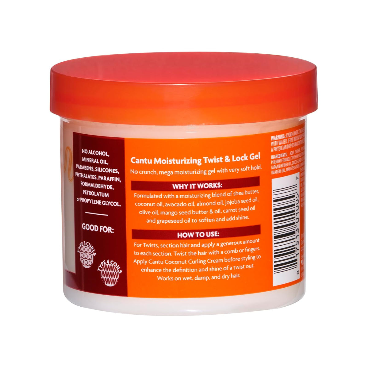 Cantu Twist & Lock gel pour twists et locks 370 g