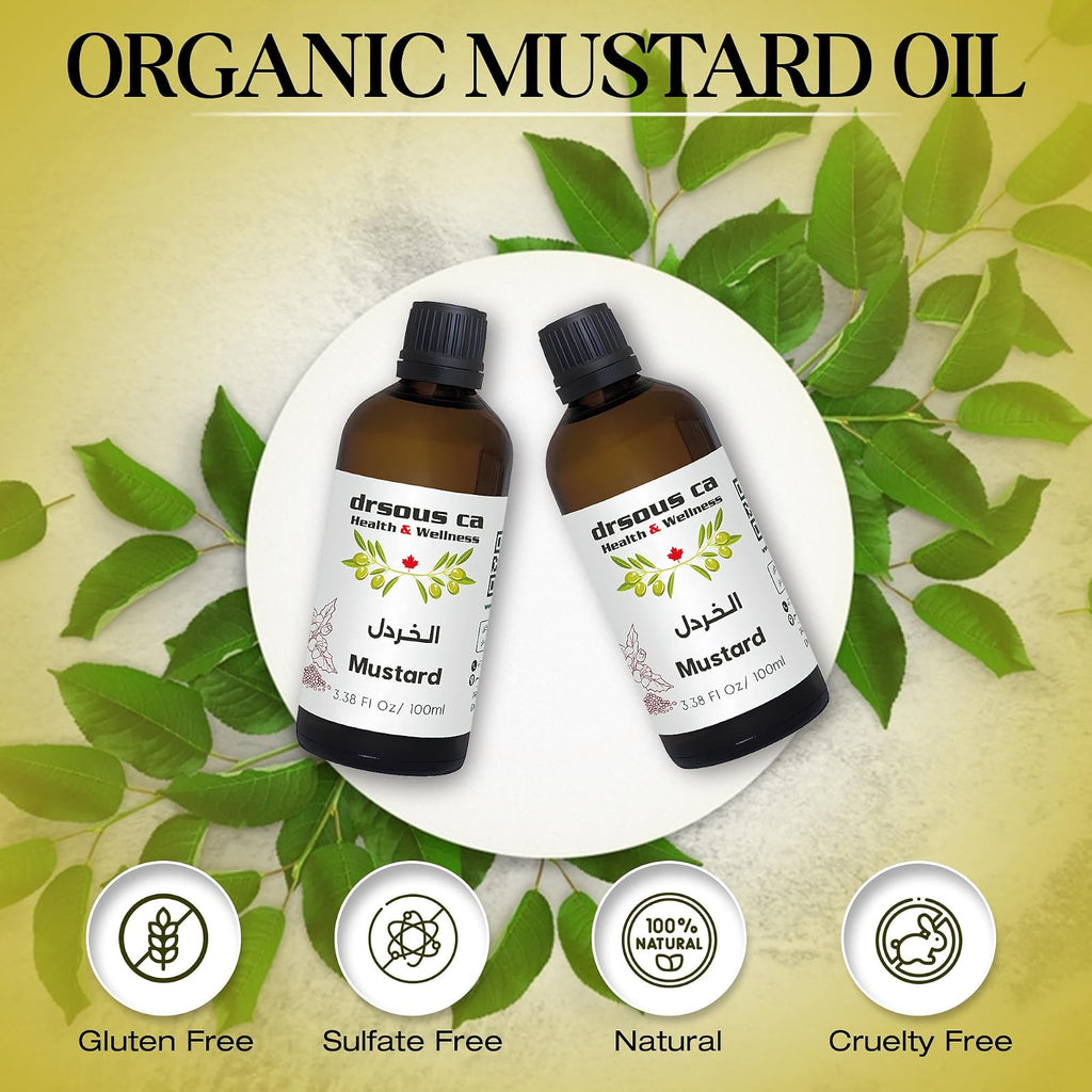 Drsous huile de moutarde pure pressée à froid 100 ml