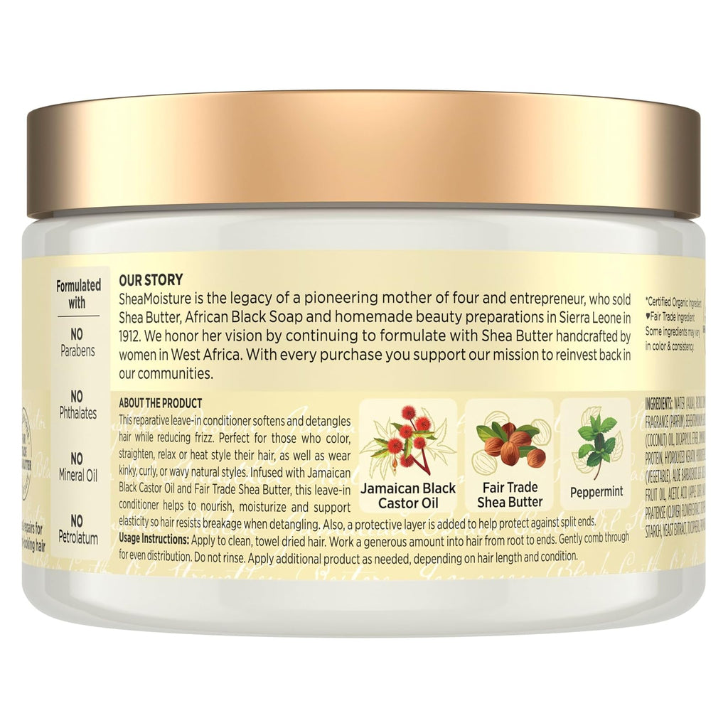 SheaMoisture Jamaican Black Castor Oil après-shampooing sans rinçage