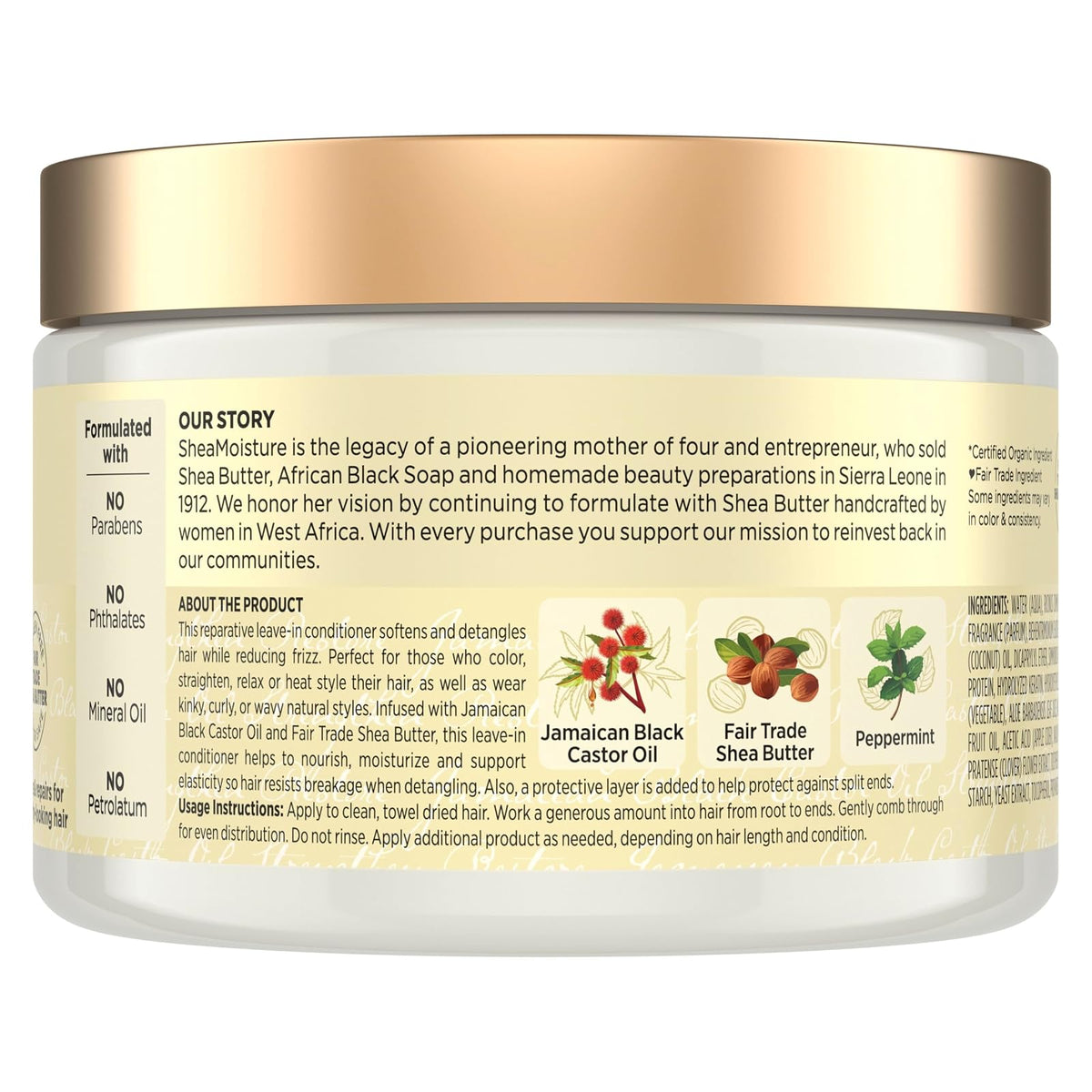SheaMoisture Jamaican Black Castor Oil après-shampooing sans rinçage