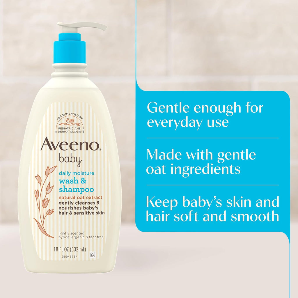 Aveeno Baby gel lavant et shampoing 2 en 1