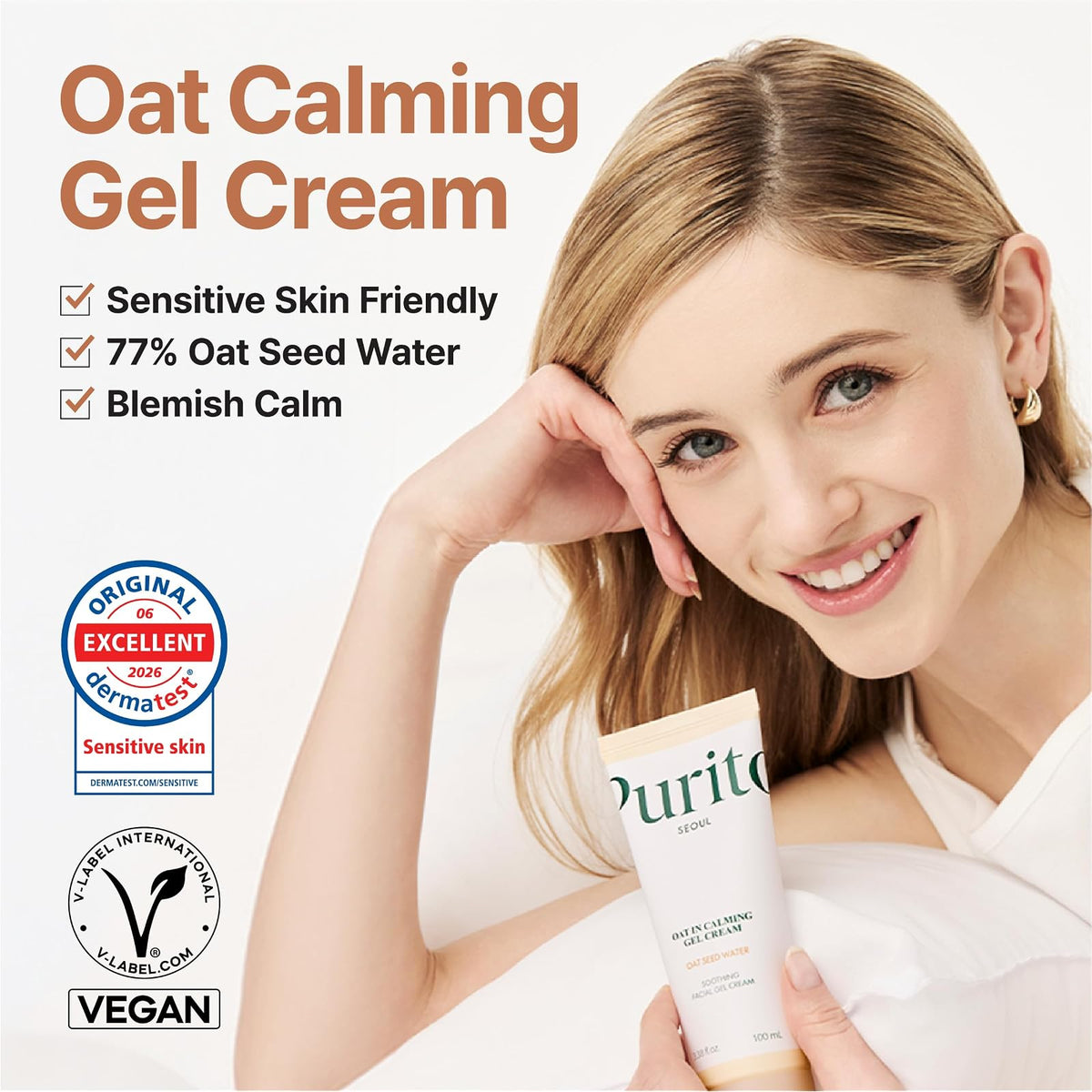 Purito Oat-in gel-crème apaisant, 100 ml